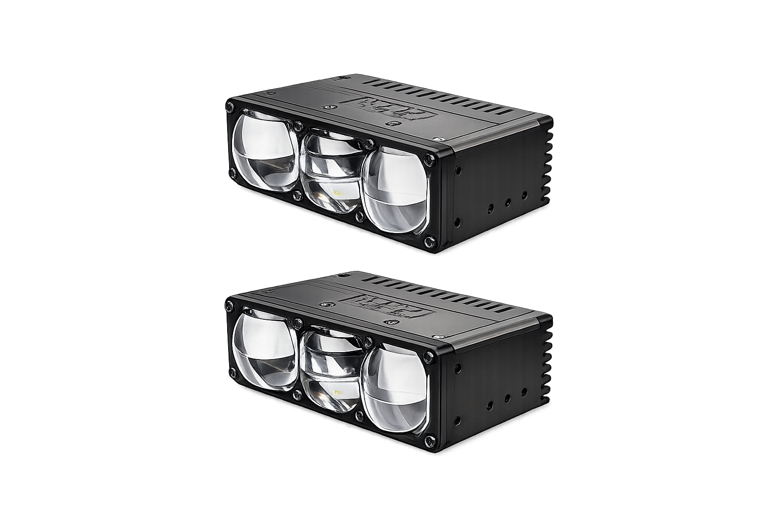 Riglow™ Powered by AES Bi-LED Auxiliary Projector Lens – 3 Eyes / 4 Eyes Series