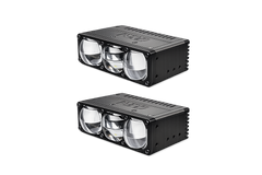 Riglow™ Powered by AES Bi-LED Auxiliary Projector Lens – 3 Eyes / 4 Eyes Series-2