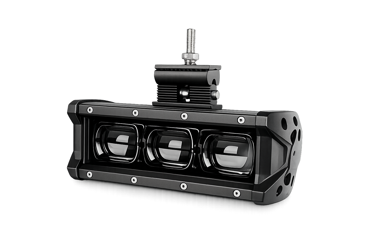 Riglow™ 6D Lens Single Row LED Light Bar – Focus Beam