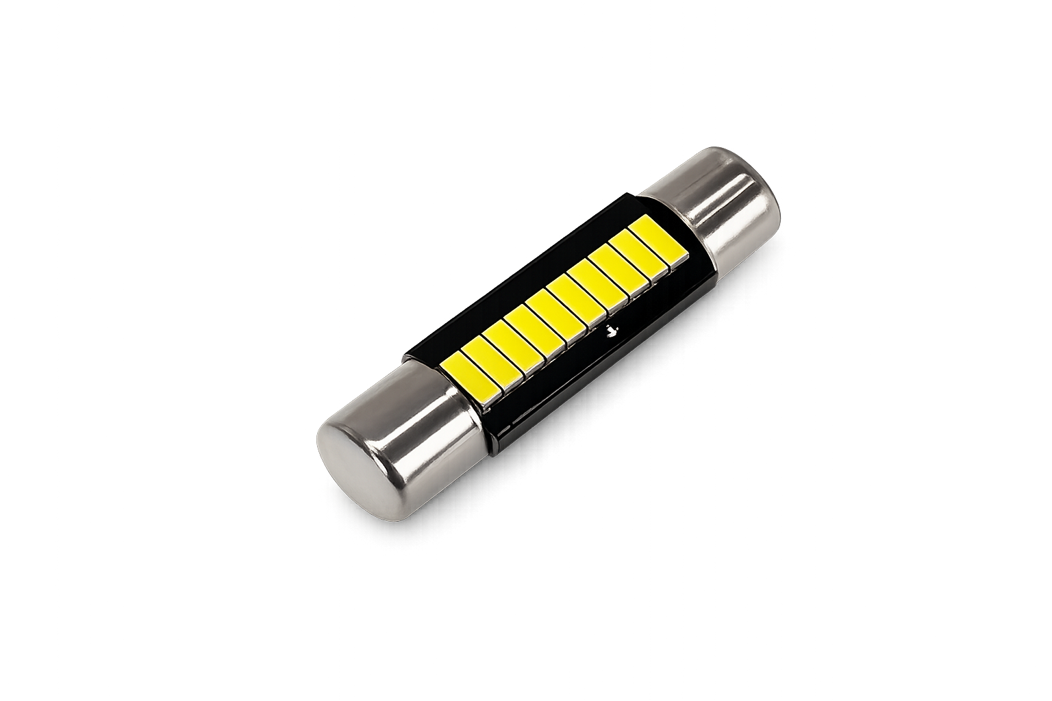 Riglow™ White 9-SMD 28mm 6641 LED Bulb – Vanity Mirror / Sun Visor Light