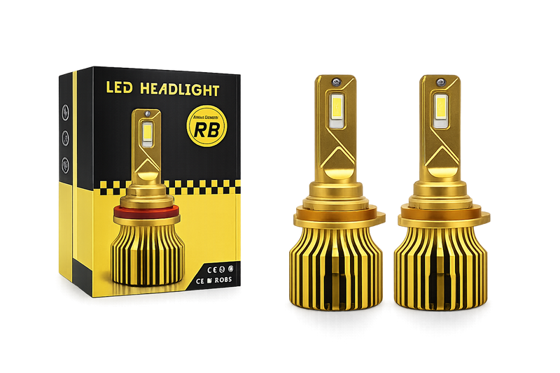 Riglow™ R8 High Power LED Headlight Kit – 110W 20000LM HB4/9006-1