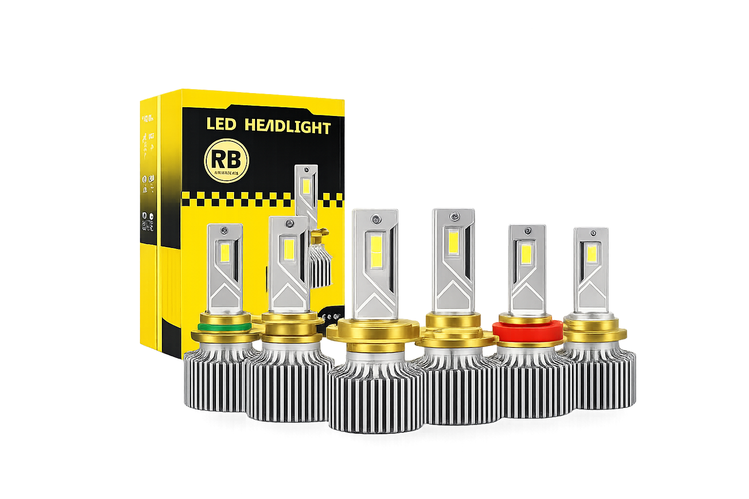 Riglow™ R8 PRO LED Headlight Kit – Flip Chip 300W 50,000LM HB4/9006
