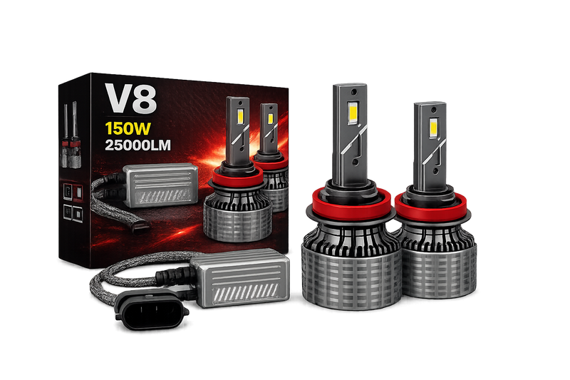 Riglow™ V8 LED Headlight Kit – 130W | 25,000LM | 6000K-1
