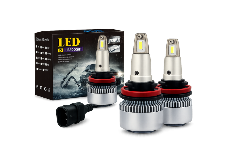 Riglow™ R4 Turbo Mini LED Headlight Kit – 80W 16000LM-1