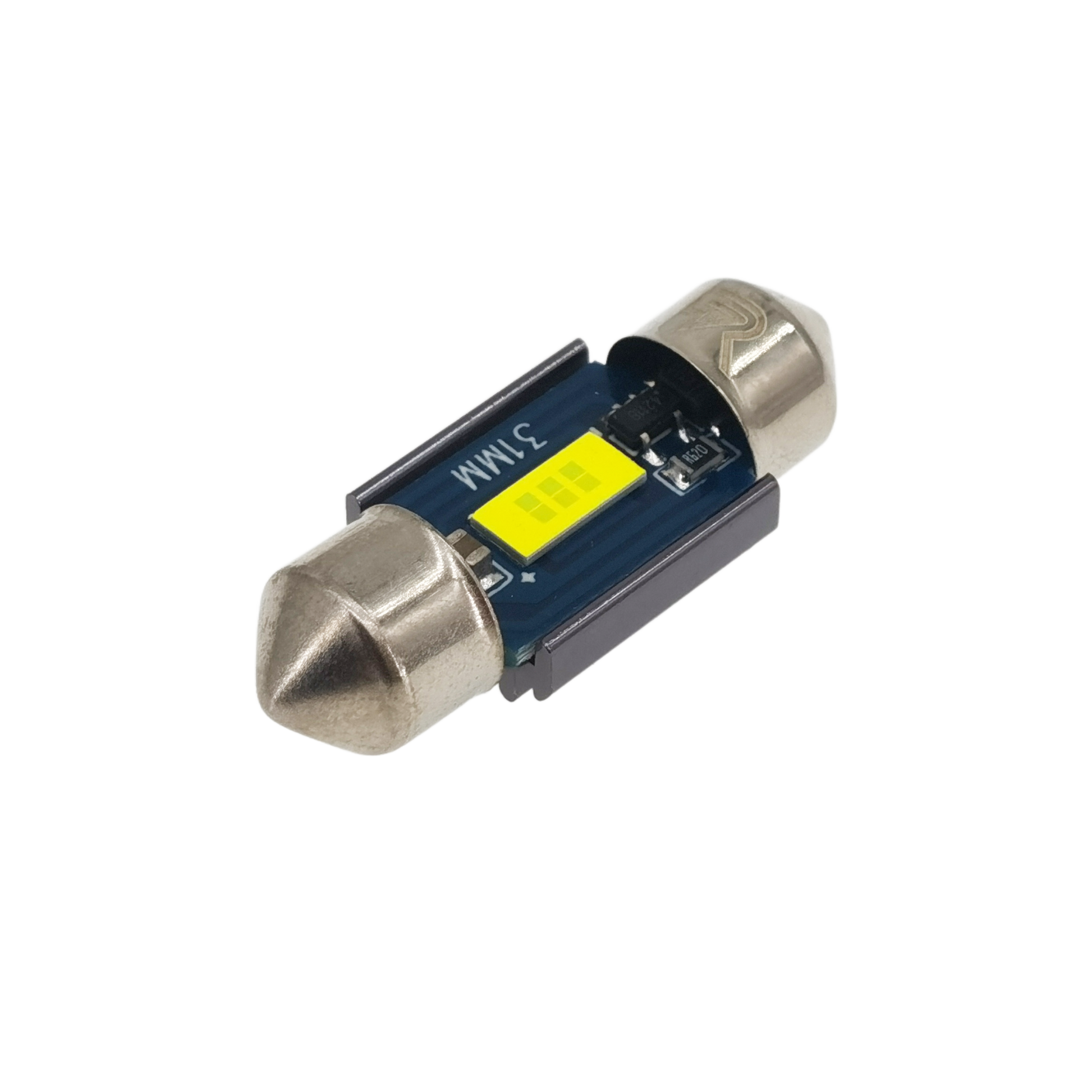 Riglow™ 31mm 1SMD 7035 CANBUS LED Festoon Bulb – Ice White | 500LM | 3W | 12V-1