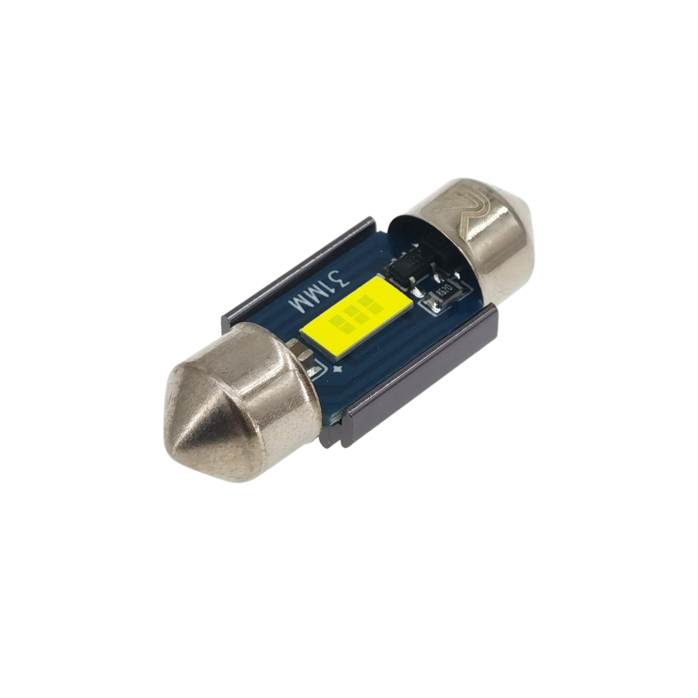 Riglow™ 31mm 1SMD 7035 CANBUS LED Festoon Bulb – Ice White | 500LM | 3W | 12V