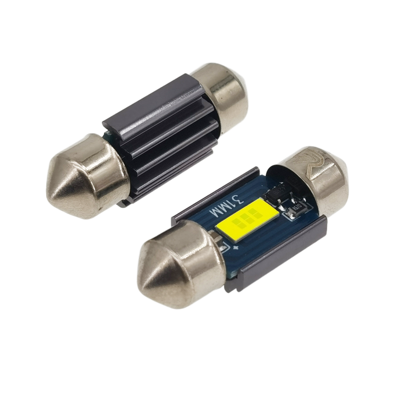 Riglow™ 31mm 1SMD 7035 CANBUS LED Festoon Bulb – Ice White | 500LM | 3W | 12V-2