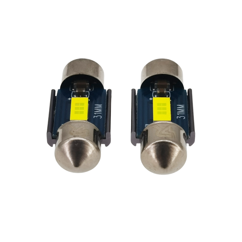 Riglow™ 31mm 1SMD 7035 CANBUS LED Festoon Bulb – Ice White | 500LM | 3W | 12V-3