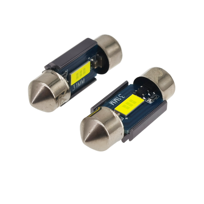 Riglow™ 31mm 1SMD 7035 CANBUS LED Festoon Bulb – Ice White | 500LM | 3W | 12V-4