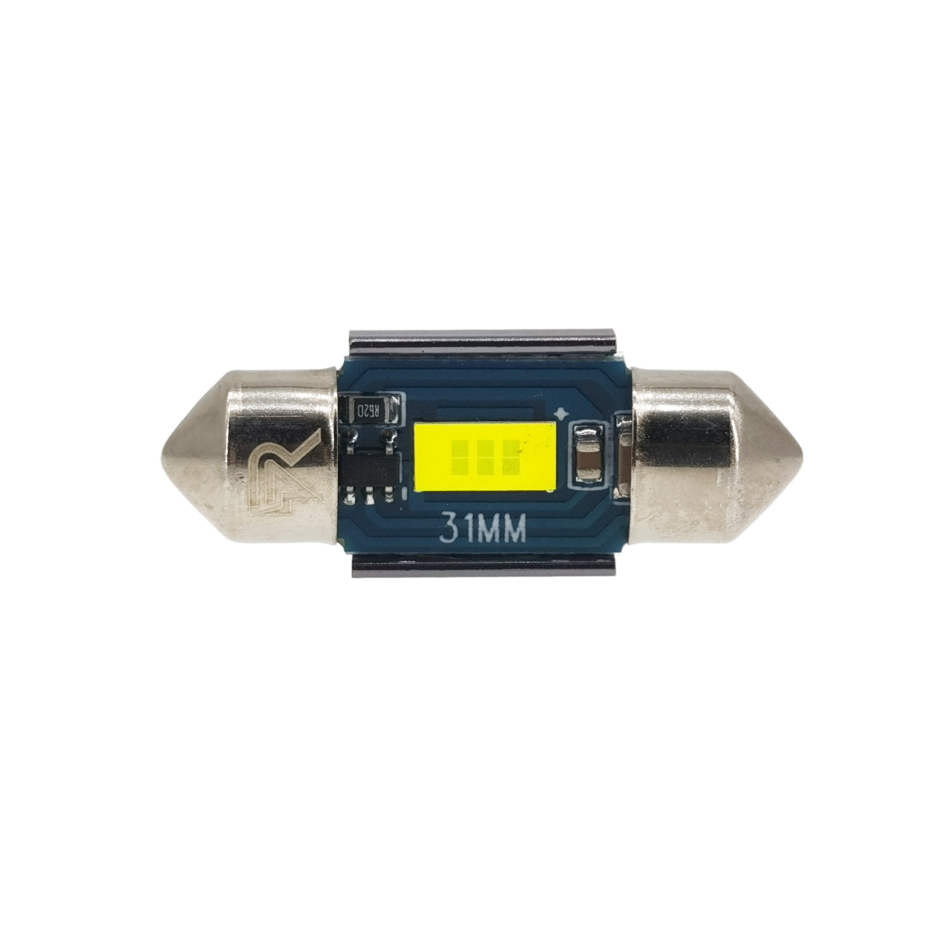Riglow™ 31mm 1SMD 7035 CANBUS LED Festoon Bulb – Ice White | 500LM | 3W | 12V-6