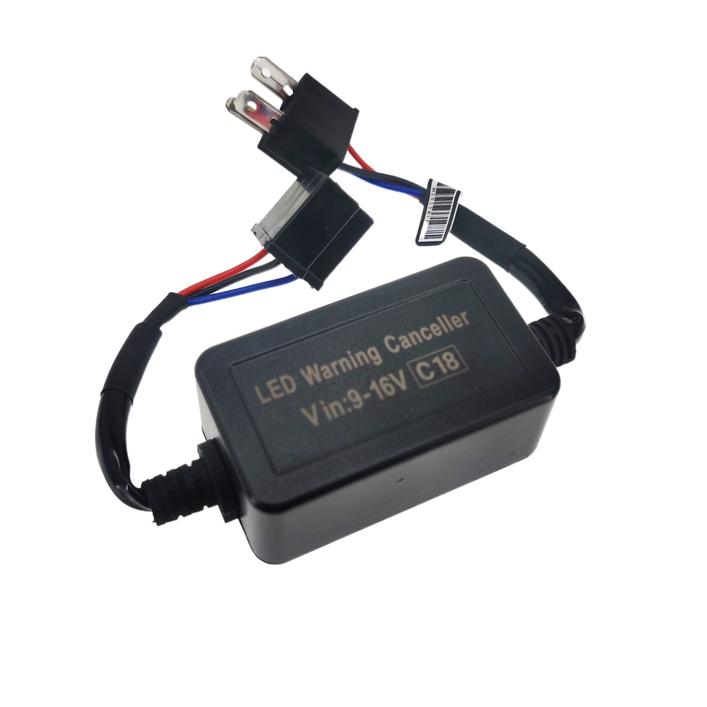 Riglow™ C18 LED Canbus Decoder – H4 Anti-Flicker & Error Canceller (Pair)-2