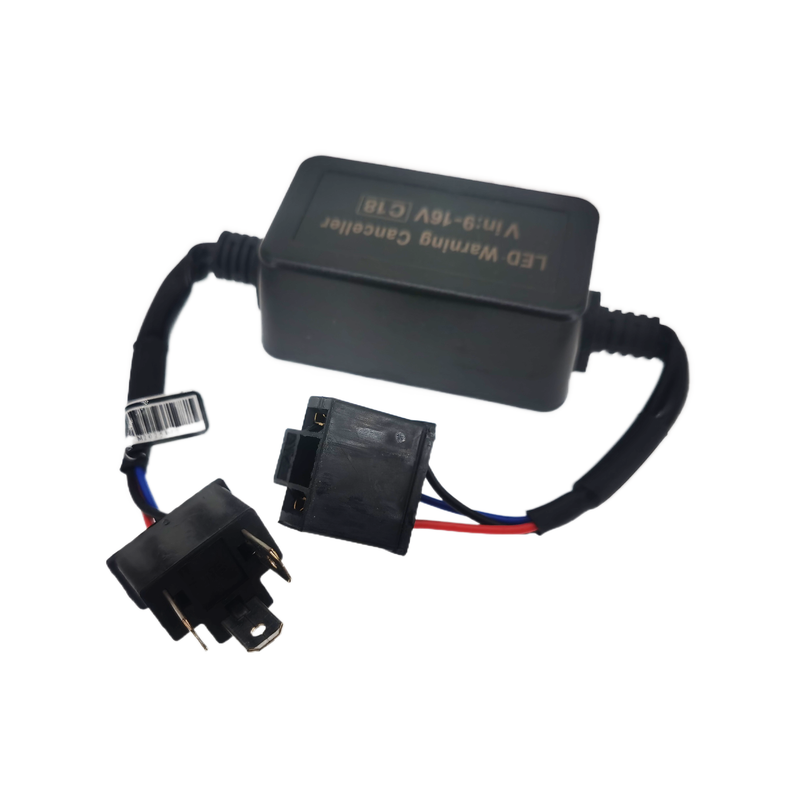 Riglow™ C18 LED Canbus Decoder – H4 Anti-Flicker & Error Canceller (Pair)-3