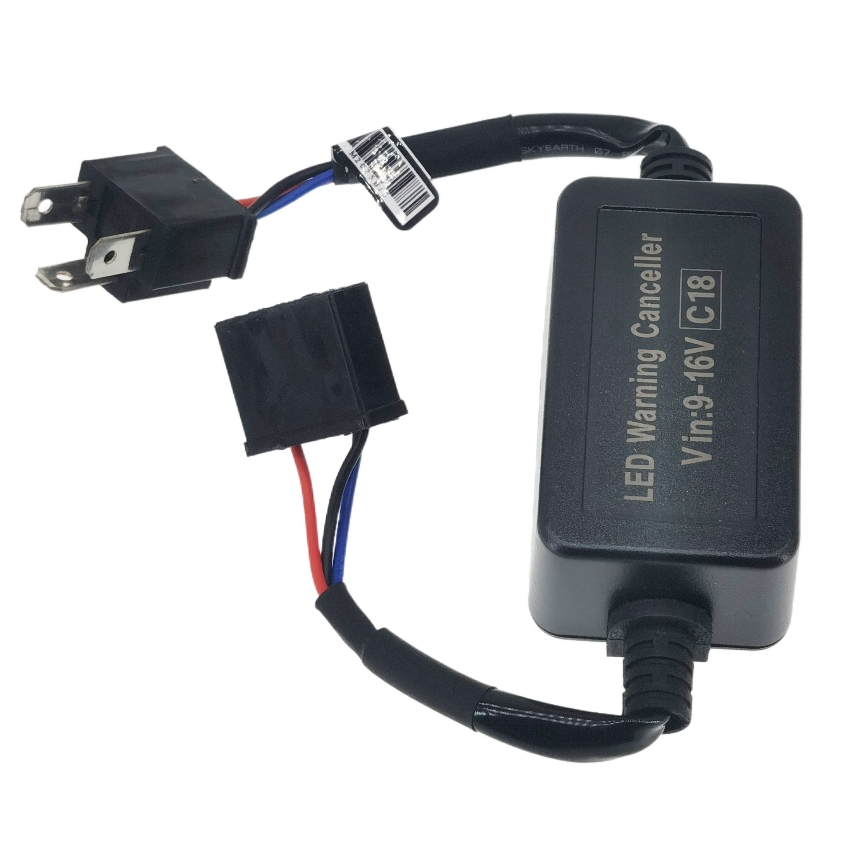 Riglow™ C18 LED Canbus Decoder – H4 Anti-Flicker & Error Canceller (Pair)-6