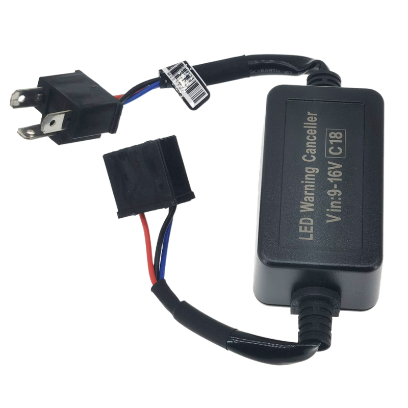 Riglow™ C18 LED Canbus Decoder – H4 Anti-Flicker & Error Canceller (Pair)-6