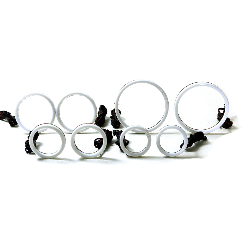 Riglow™ RGB Chasing LED Halo Rings (60mm–100mm Inner Diameter)