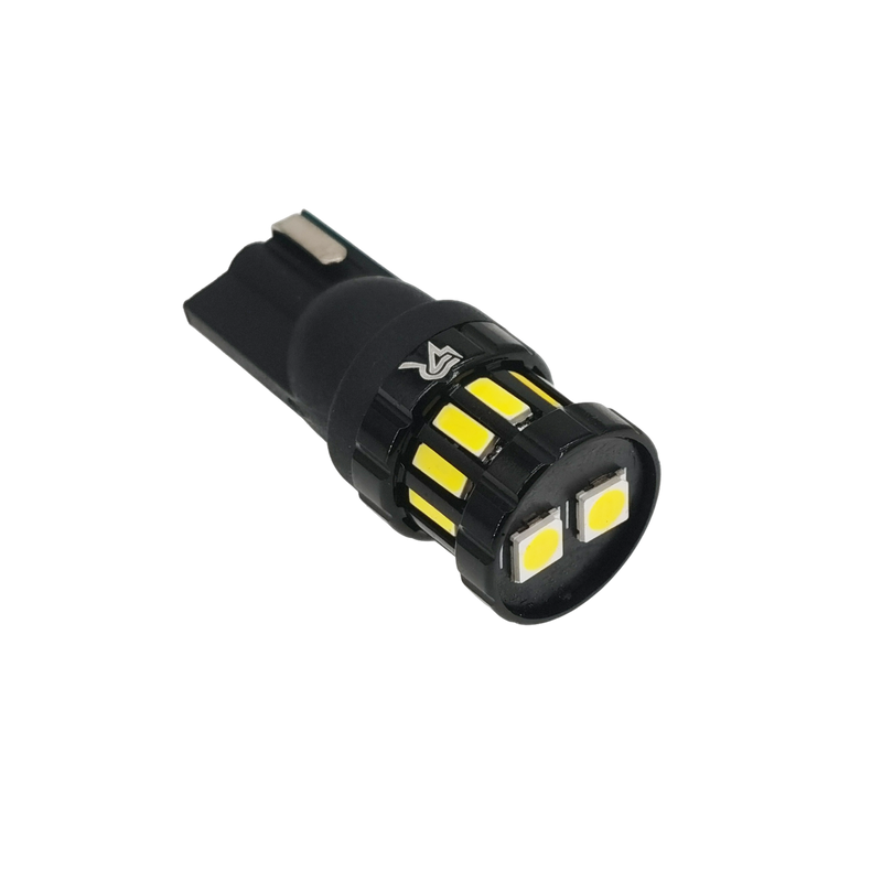 Riglow™ T10 CANBUS LED Bulb – 12×4014 SMD + 2×3030 SMD | 400LM | 2W | AC10–50V-6
