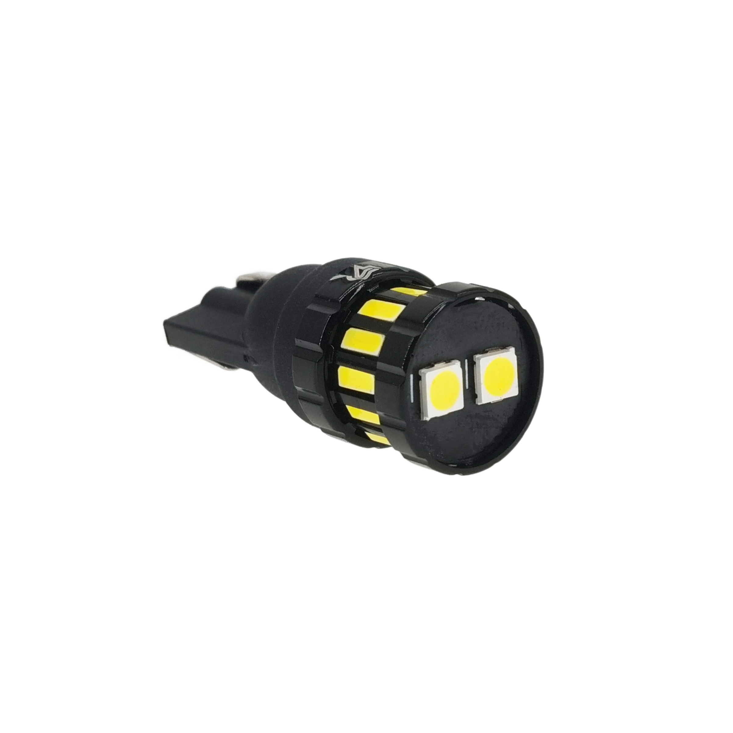 Riglow™ T10 CANBUS LED Bulb – 12×4014 SMD + 2×3030 SMD | 400LM | 2W | AC10–50V-4