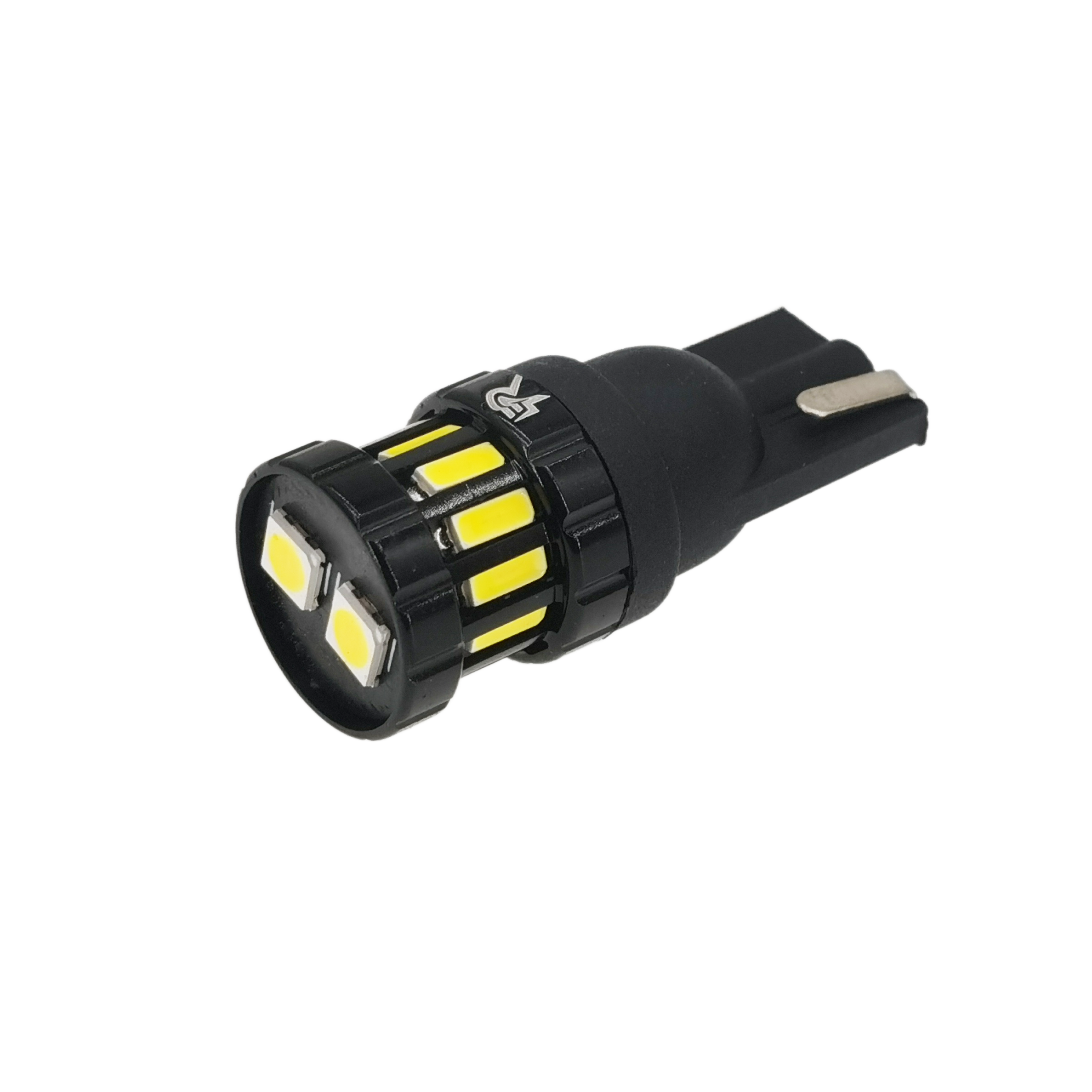 Riglow™ T10 CANBUS LED Bulb – 12×4014 SMD + 2×3030 SMD | 400LM | 2W | AC10–50V-8