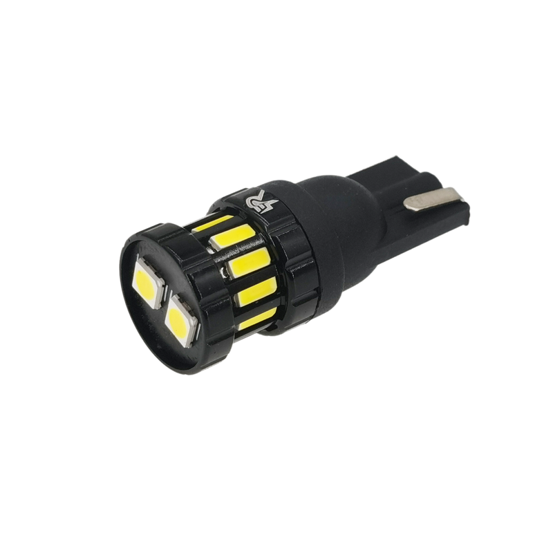 Riglow™ T10 CANBUS LED Bulb – 12×4014 SMD + 2×3030 SMD | 400LM | 2W | AC10–50V-8