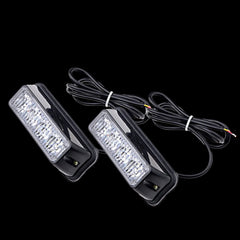 Riglow™ 4-Pod LED Strobe Warning Light – 12V Emergency Side Marker & Grille Light-2