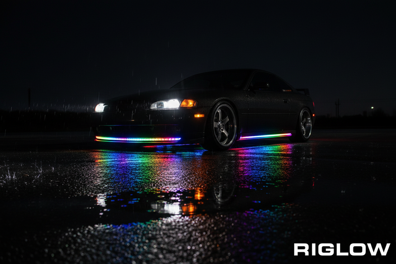 Riglow™ Premium RGBW Underglow LED Kit – Smart App Controlled (4 Piece)-2