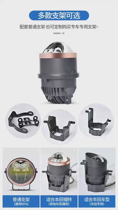 Riglow™ Powered by Carson Bi-LED Projector Fog Lamps – F2 & F3 Series | 6000K White-16