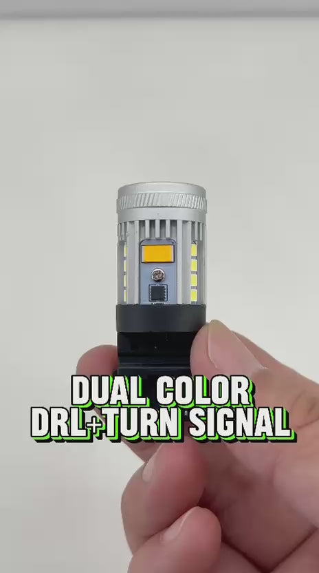 Riglow™ CANBUS Switchback LED Bulb – 28W 2500LM White / Amber-2
