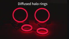 Riglow™ RGB Chasing LED Halo Rings (60mm–100mm Inner Diameter)-5