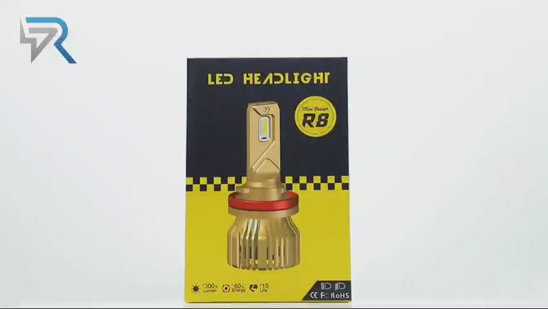 Riglow™ R8 High Power LED Headlight Kit – 110W 20000LM HB4/9006-2