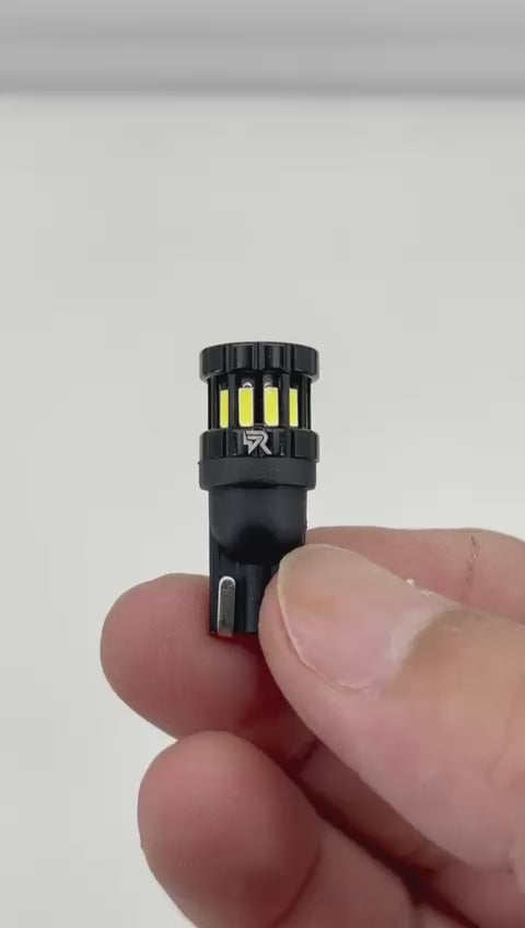 Riglow™ T10 CANBUS LED Bulb – 12×4014 SMD + 2×3030 SMD | 400LM | 2W | AC10–50V-15