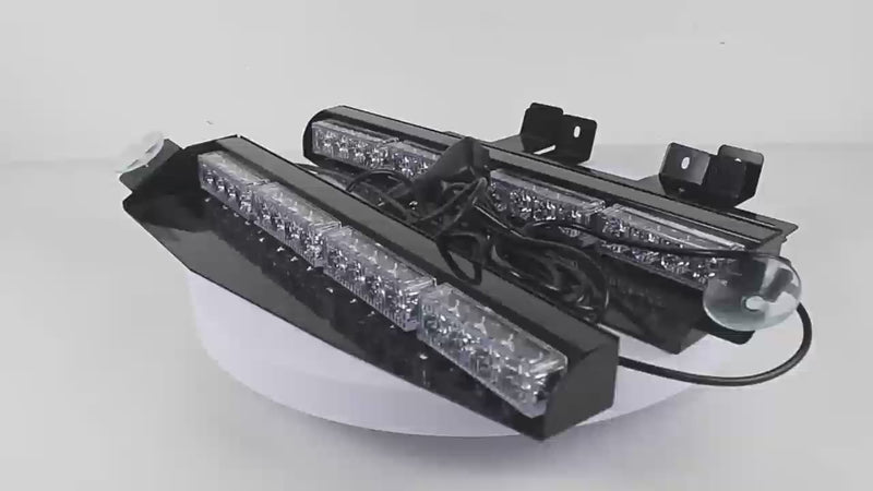 Riglow™ Visor Strobe Light Bar – Dual Color (Amber/White)-3