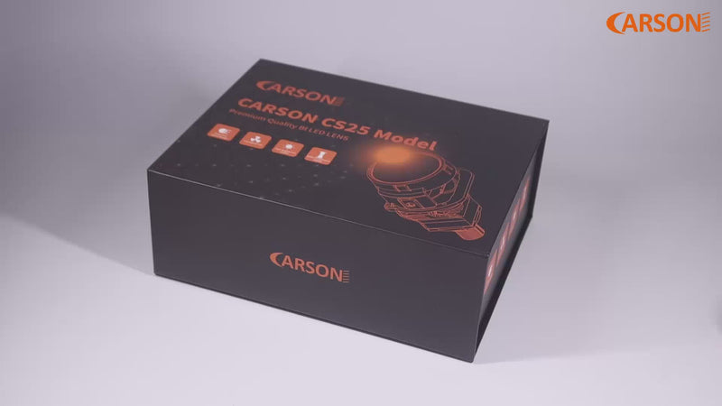 Riglow™ Powered by Carson CS25 2.5" Bi-LED Projector Lens-2