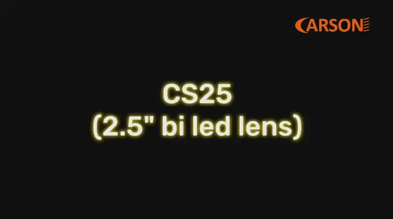 Riglow™ Powered by Carson CS25 2.5" Bi-LED Projector Lens-18