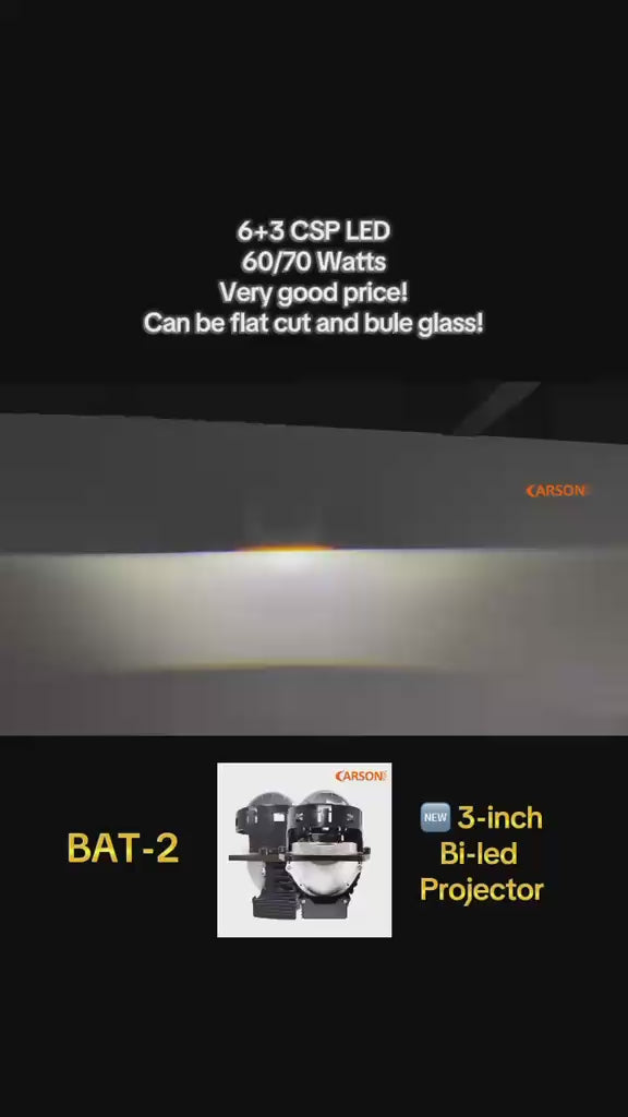 Riglow™ Powered by Carson BAT-2 3" Bi-LED Projector Lens-22