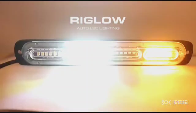 Riglow™ 4D 24-LED Emergency Warning Strobe Light Bar | 12V/24V-2