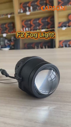 Riglow™ Powered by Carson Bi-LED Projector Fog Lamps – F2 & F3 Series | 6000K White-4