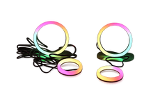 Riglow™ RGB Chasing LED Halo Rings (60mm–100mm)-1