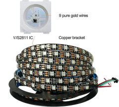 Riglow™ WS2812B Addressable RGB LED Strip-6