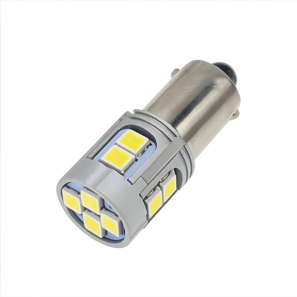 Riglow™ BA9S CANBUS LED Bulb – 12 Samsung SMD2835 3.2W 400LM-1