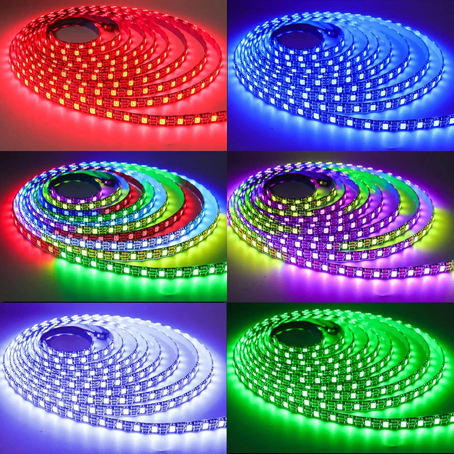 Riglow™ WS2812B Addressable RGB LED Strip-5