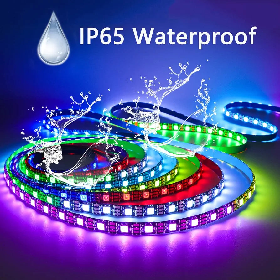 Riglow™ WS2812B Addressable RGB LED Strip-4