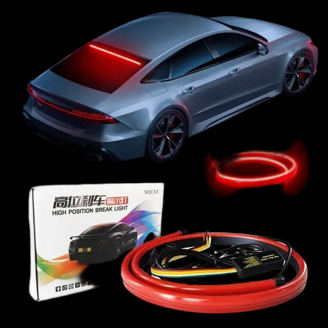 Riglow™ 1M Dynamic LED Third Brake Light Strip – Sequential DRL, Brake & Turn Signal | 144 LEDs | IP68