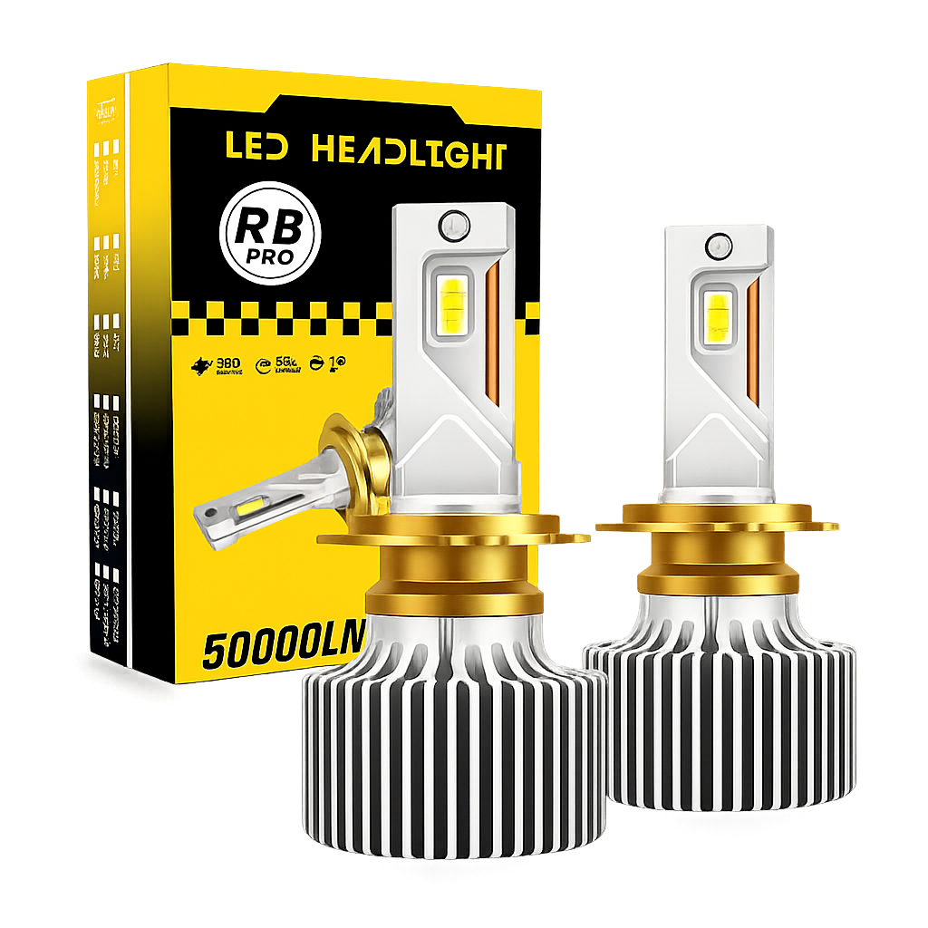 Riglow™ R8 PRO LED Headlight Kit – Flip Chip 300W 50,000LM HB4/9006-2