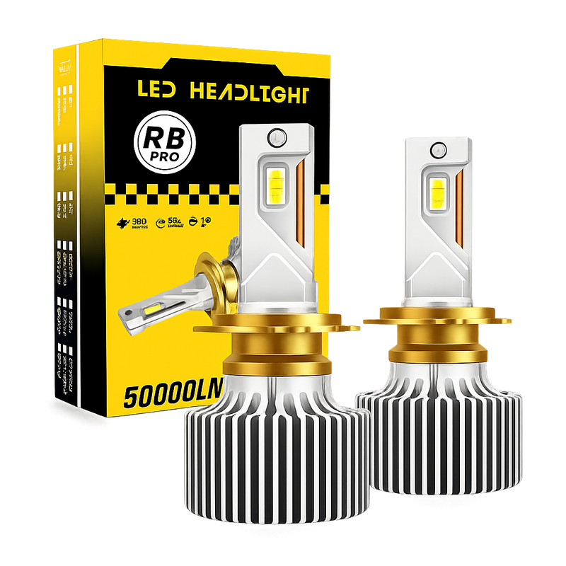 Riglow™ R8 PRO LED Headlight Kit – Flip Chip 300W 50,000LM HB4/9006-2