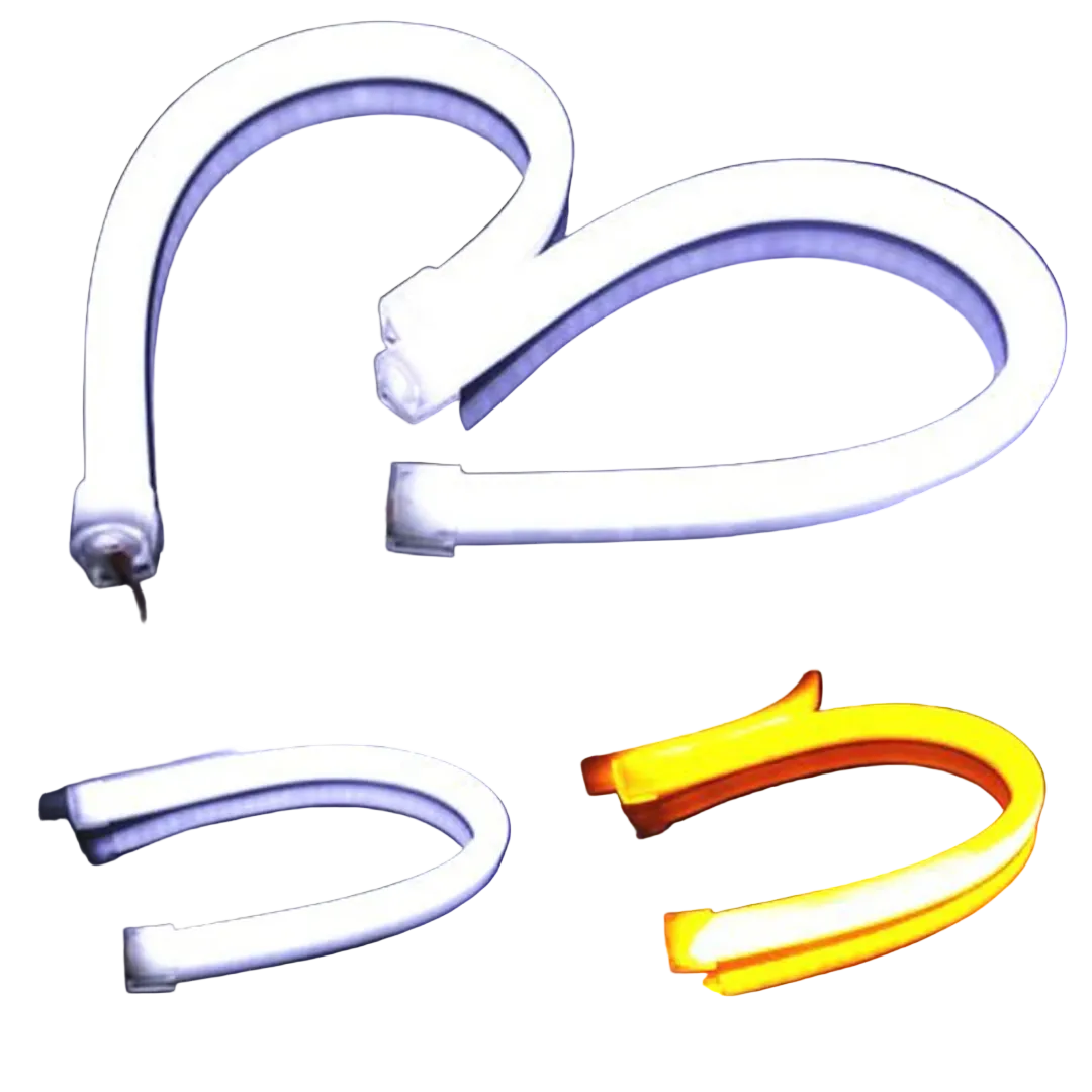 Riglow™ 24" Sequential DRL LED Strip Lights – White DRL & Amber Flowing Turn Signal (2PCS)-5