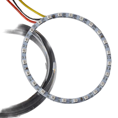 Riglow™ RGB COB LED Halo Rings – 80mm Bluetooth App Controlled (Pair)-6