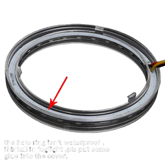 Riglow™ RGB COB LED Halo Rings – 80mm Bluetooth App Controlled (Pair)-5
