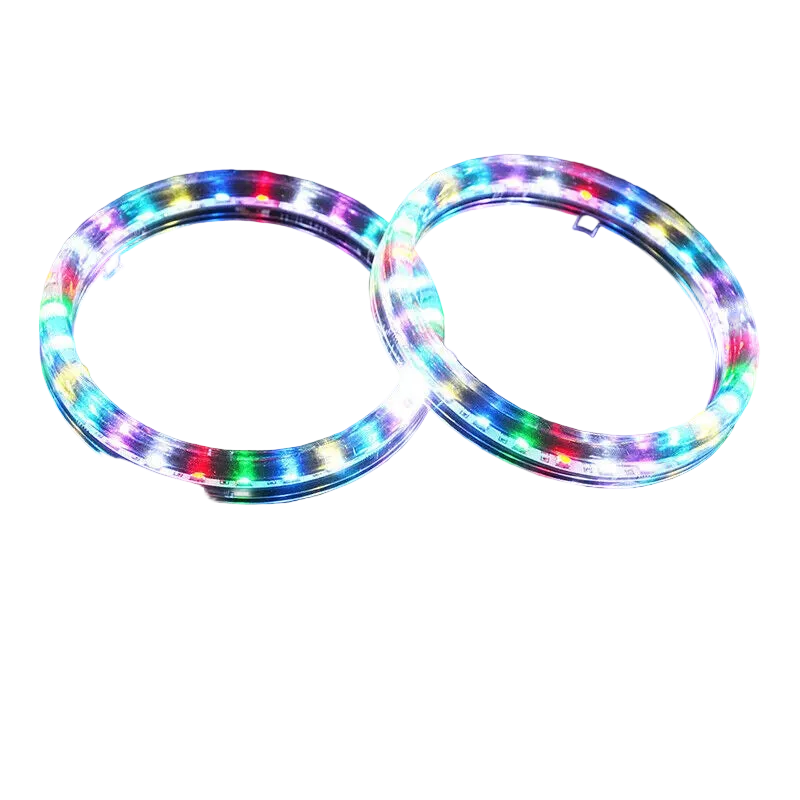 Riglow™ RGB COB LED Halo Rings – 80mm Bluetooth App Controlled (Pair)-4