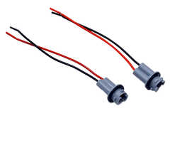 Riglow™ T10 / 194 Female Wiring Pigtail Socket – Universal 2-Pin Repair Harness-3