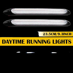Riglow™ Sequential LED Daytime Running Light (DRL) Strip – White & Amber-5